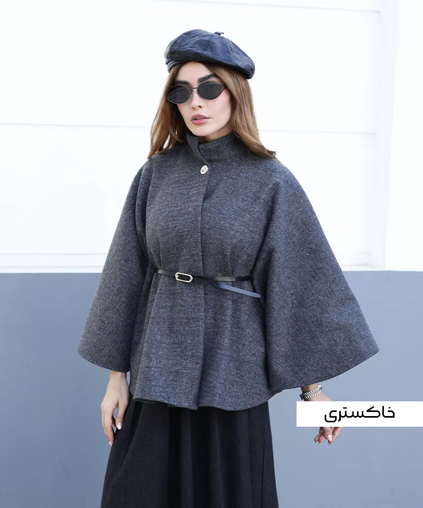 پالتو پانچ فوتر زنانه C41273 - Image 3